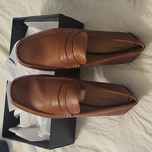 NORSTROM Men's Tan Driving Loafers